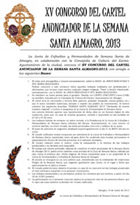 Concurso Cartel de Semana Santa 2013