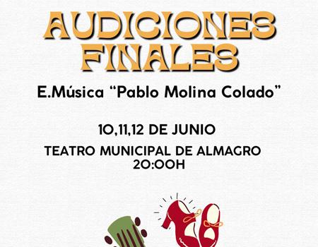 Escuela de M�sica. Audiciones fin de curso en el Teatro