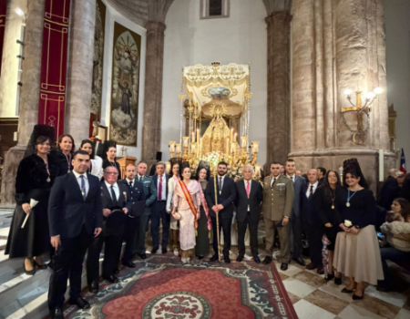 La Patrona de Almagro regresa a la localidad en un d�a marcado por la lluvia