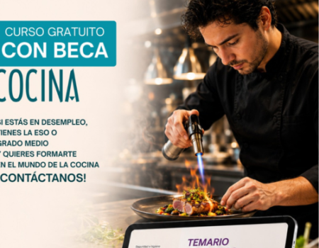Curso gratuito de Cocina con beca