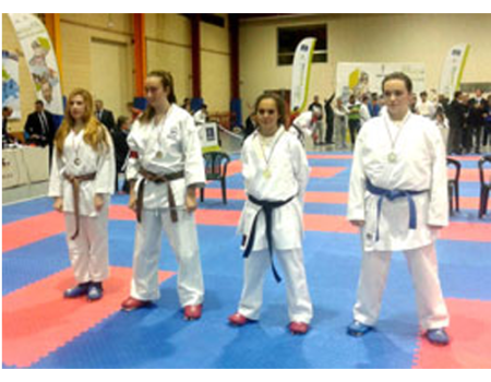 La Escuela de Karate mete a siete alumnos en el Regional tras el primer clasificatorio