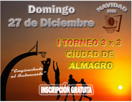 Torneo 3x3 de baloncesto esta Navidad