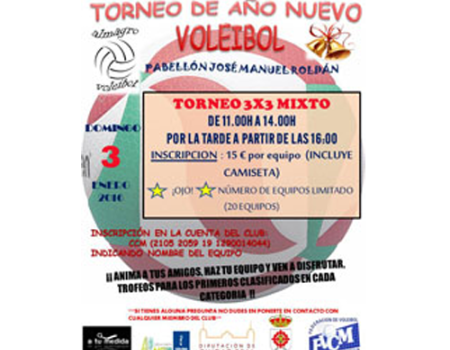 El nuevo a�o arrancar� con un torneo de voleibol en Almagro