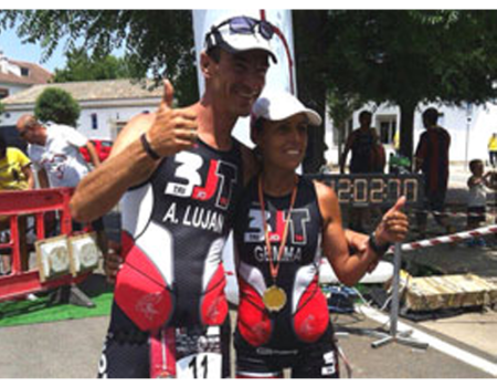 Gemma y Agust�n arrasan en el Trijoteman de Navas de Estena