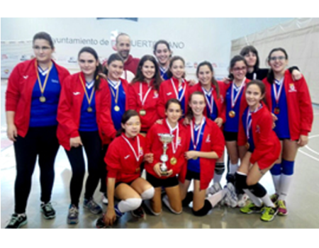 T�tulo provincial para el infantil femenino de voleibol