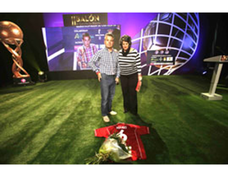 Mario tuvo su sitio en la Gala del Bal�n de Castilla-La Mancha