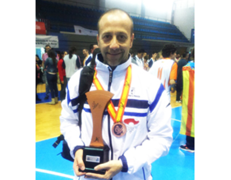 Domingo Gonz�lez se trae un bronce del Campeonato de Espa�a