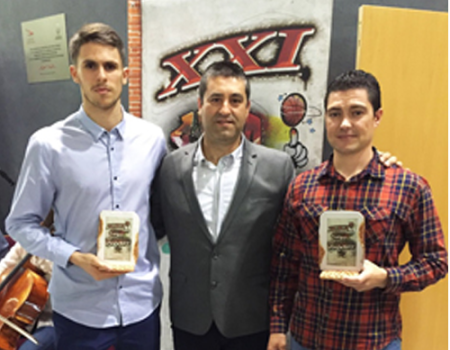 David Maldonado y Antonio Ruiz estuvieron nominados en la Gala Provincial del Deporte