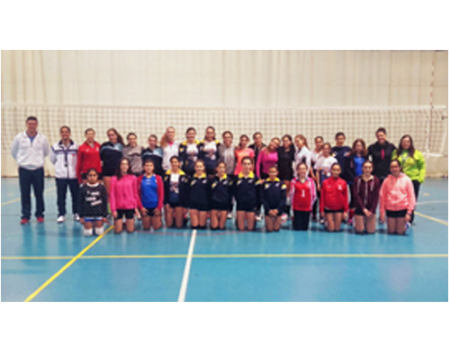 Almagro acogi� una concentraci�n provincial de voleibol