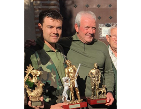 Gabriel Rodr�guez, padre e hijo, campeones provinciales de caza