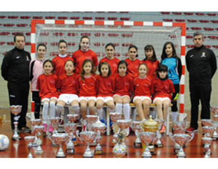 El equipo alev�n femenino de f�tbol sala se mete en la final