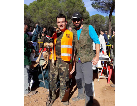 Gabriel Rodr�guez se proclama subcampe�n regional de Caza Menor con Perro