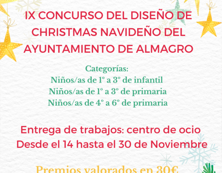 La Concejal�a de Infancia abre el plazo de presentaci�n de Christmas el pr�ximo lunes 