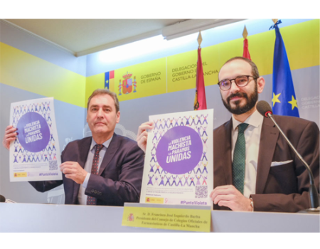 Las farmacias de Castilla-La Mancha se convierten en Puntos Violeta para facilitar informaci�n sobre actuaci�n y recursos en casos de violencia de g�nero
