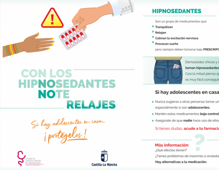 Las farmacias de Almagro participan en la campa�a para la prevenci�n del consumo de hipnosedantes en la poblaci�n adolescente y juvenil organizada por la Consejer�a de Sanidad