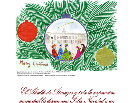 El alcalde desea Feliz Navidad  y anima a disfrutar las celebraciones navide�as pre pandemia con familiares y amigos