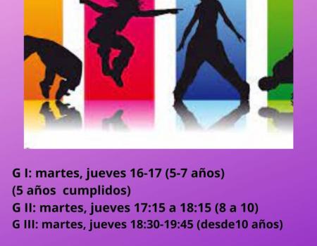 Curso de Baile Moderno Infantil