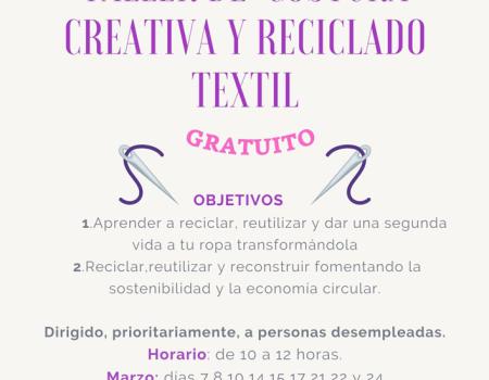 Taller de Costura Creativa y Reciclado Textil