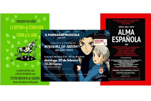 Conciertos, espect�culos infantiles y ciclismo este fin de semana en Almagro