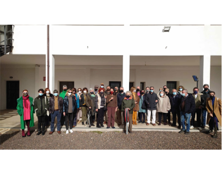 Atene�stas visita el Centro de Artes Dados Negros y Museo de Arte Contempor�neo de Villanueva de los Infantes