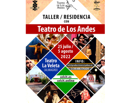 El Celcit convoca un taller-residencia art�stica en el Teatro La Veleta con la compa��a boliviana Teatro de Los Andes