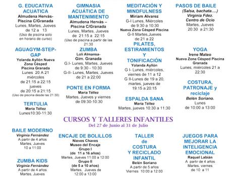 Curso 2021-2022. Verano 2022