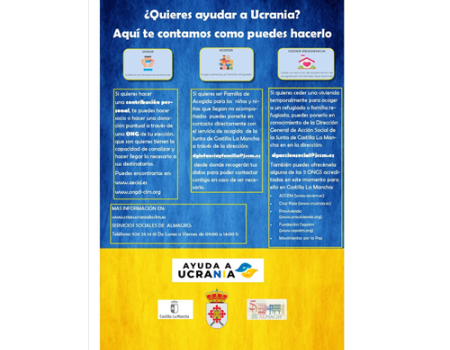 El Ayuntamiento pone a disposici�n los Servicios Sociales para cualquier informaci�n de ayuda a Ucrania