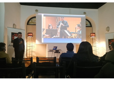 Francisco Mart�nez, Premio Nacional de M�sica, realiz� una retrospectiva de la m�sica electroac�stica en el Ateneo 