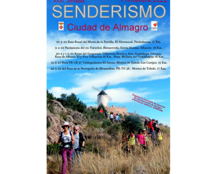 Las Jornadas de senderismo Ciudad de Almagro vuelven esta primavera