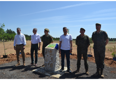 40.000 �rboles se han plantado en la Base de Helic�pteros de Almagro 