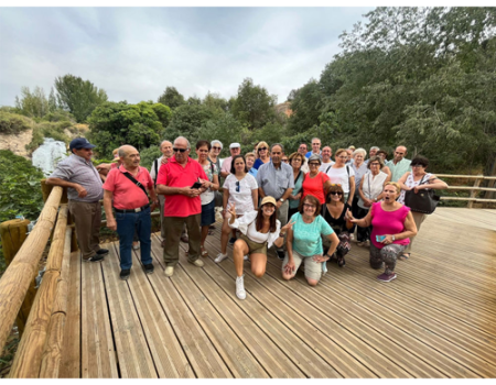 El centro de mayores despide el verano en el Parque Natural de las Lagunas de Ruidera