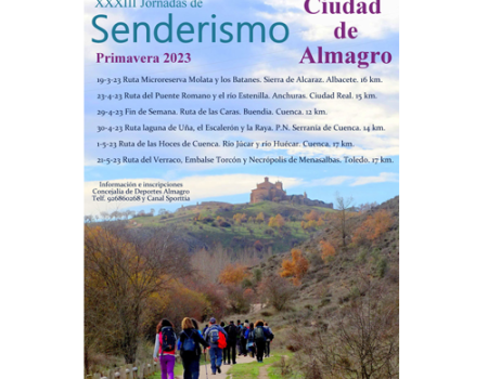 XXXIII JORNADAS DE SENDERISMO CIUDAD DE ALMAGRO PRIMAVERA 2023