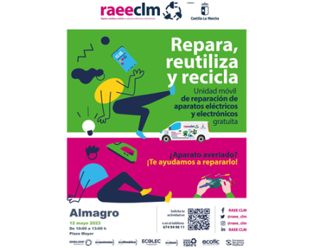 El taller-furgoneta de la campa�a ‘Repara, Reutiliza, Recicla’  llega este viernes a Almagro
