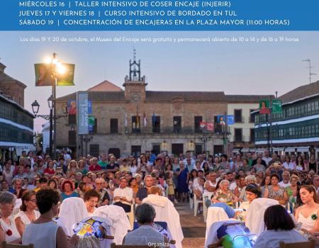 XXVI Encuentro de Encajeras de Almagro del 16 al 20 de octubre del 2024