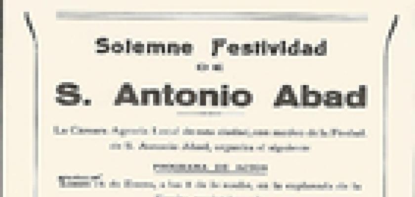 Cosas olvidadas de Almagro. Origen y tradici�n de San Ant�n - 11-1-2024