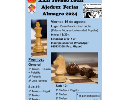 Torneos de Feria Almagro 2024