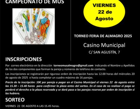 Tornero de Mus de Ferias 2025