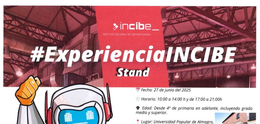 Experiencia INCIBE - Universidad Popular, 27 de Junio de 2025