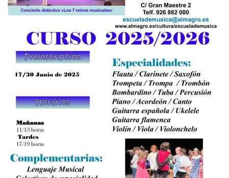 CURSO 2025-26 - Periodos de Matriculaci�n -