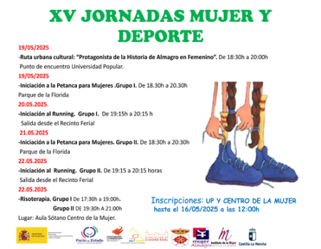 XV JORNADAS MUJER Y DEPORTE