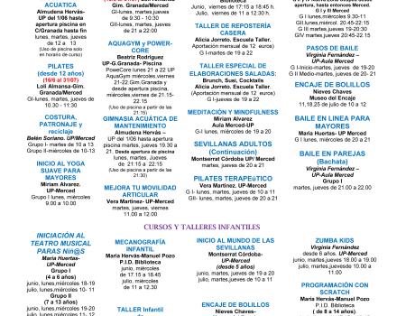 CURSO 2024-2025 VERANO 2025 (1de junio al 31 de julio)