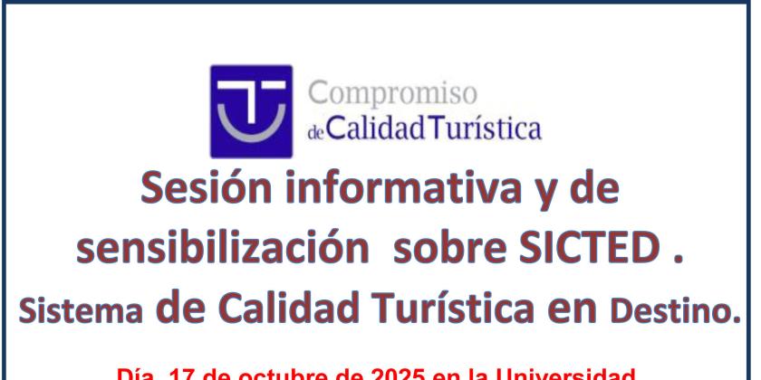 Sesi�n informativa y de sensibilizaci�n sobre SICTED (Sistema de Calidad Tur�stica en el Destino)