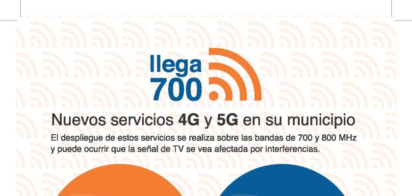 Al realizarse una mejora en nuestras redes por el cambio del 4G al  5G se pueden sufrir algunos desajustes en las frecuencias de nuestros televisores, por tanto nos recuerdan los acceso gratuitos para informar sobre las posibles interferencias, durante los siguientes 6 meses, para ser subsanadas. 