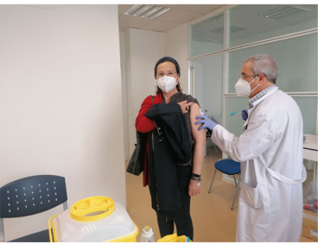 La vacunaci�n de los mayores de 70 a�os finaliza esta semana en Almagro