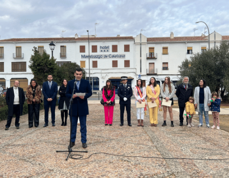 Almagro celebra el D�a de la Constituci�n con la izada de la Bandera Espa�ola