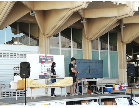 Alumnos de 2� de Bachillerato del Instituto Clavero Fern�ndez de C�rdoba obtienen el 2� premio de la fase regional  del concurso de dise�o de puentes con K’nex