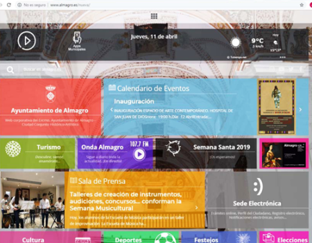 El Ayuntamiento estrena ma�ana nueva p�gina web m�s vers�til, �gil y accesible