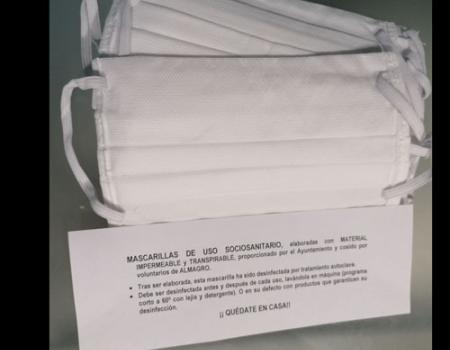 El Ayuntamiento reparte esta tarde, casa por casa, mascarillas para ni�os y sus padres
