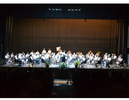 La banda de m�sica anunci� la feria de Almagro a ritmo de pasodoble