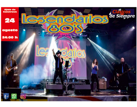 La orquesta Los Legendarios 80’s y la actuaci�n de la pe�a flamenca se traslada al domingo 